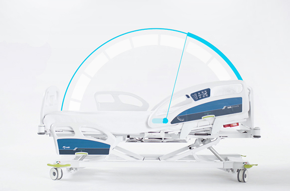 Boostless Backrest system reduces patient sliding and skin friction in the ook snow hospital